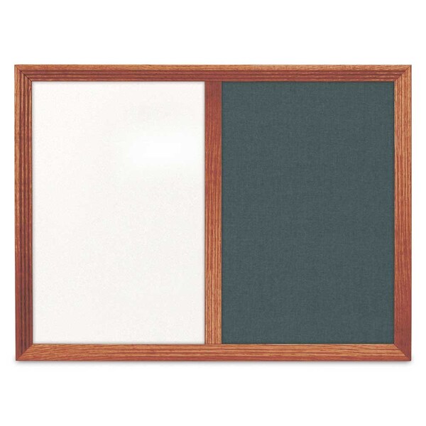 Enclosed Corkboard, 1 Door, 18"x24", 4" Fra